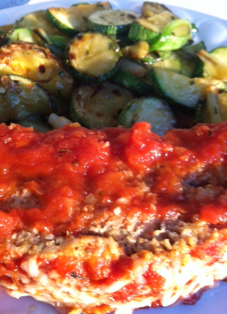 Yummy Italian meatloaf that's even great cold!