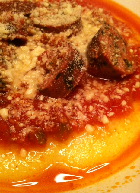 Polenta warms you perfectly on a cold day. 