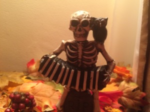 Who doesn't love an accordion-playing skeleton? I have two of these, one is named Bernie and one Bob for my brothers.