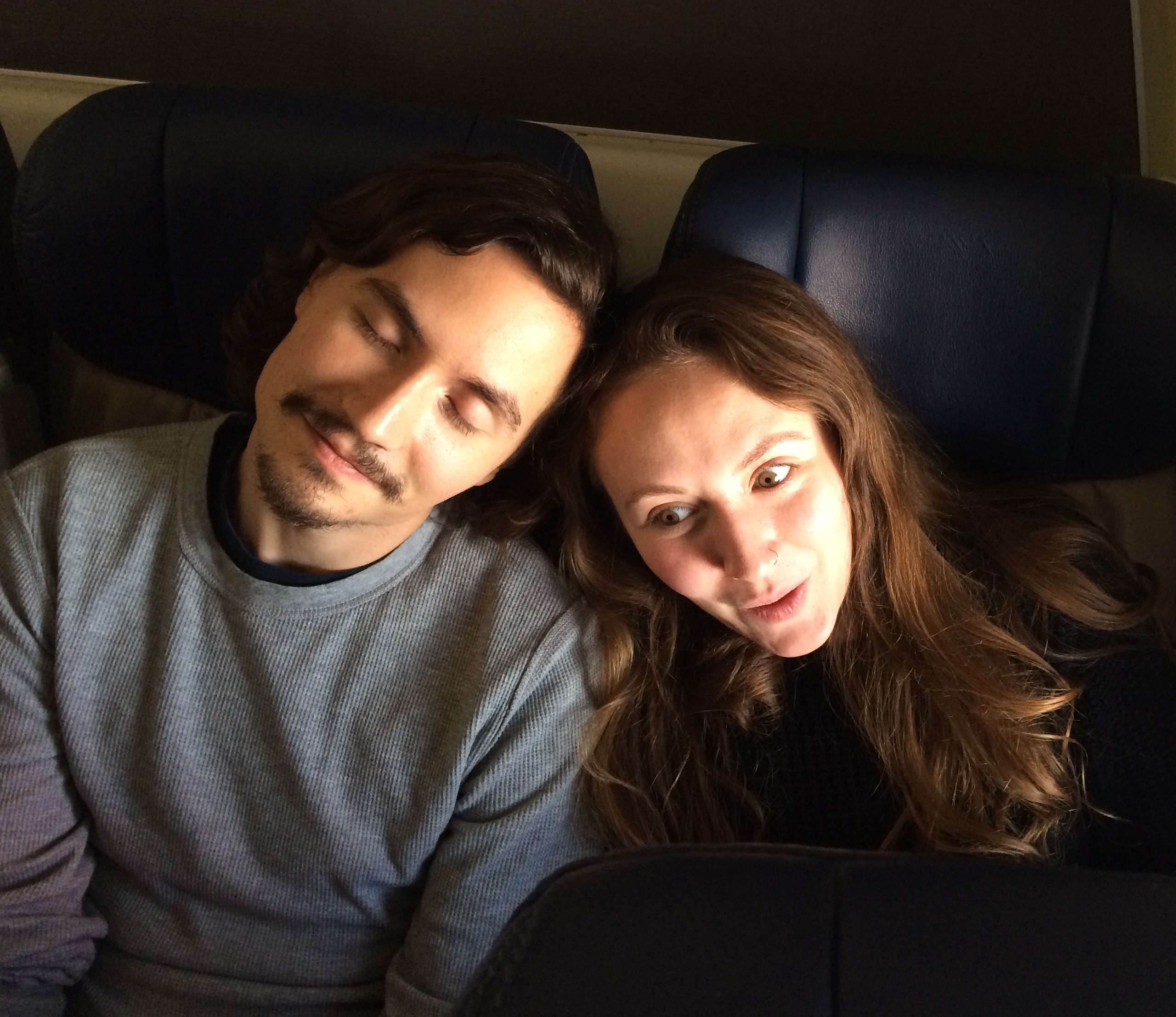 Milena and Andy on plane.cropped JPG.JPG